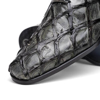 Marco Di Milano Olivieri Gray Leather Loafers