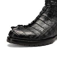 Marco_Di_Milano Marlboro Black Leather Oxfords