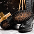 Marco Di Milano Marlboro Black Hornback Crocodile Tail Tractor Sole Cowboy Boots