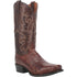 Dan Post Men's Stalker Genuine Caiman Belly Square Toe Boots - Brown