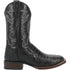 Dan Post Men's Kingsly Genuine Caiman Belly Square Toe Boots - Black