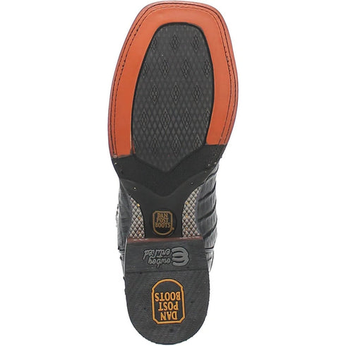 Dan Post Men's Pershing Full Quill Ostrich Round Toe Boots - Sand