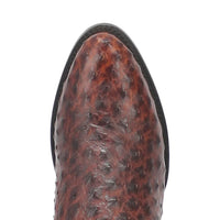 PERSHING FULL QUILL OSTRICH BOOT