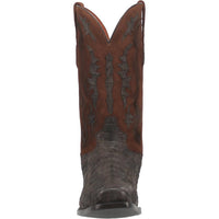 Dan Post Men's Kingsly Genuine Caiman Belly Square Toe Boots - Bay Apache