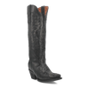Dan Post Women's Hallie Snip Toe Leather Tall Boots - Black