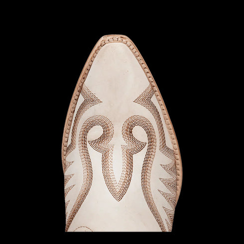 Dan Post Women's Josie Snip Toe Leather Tall Boots - White