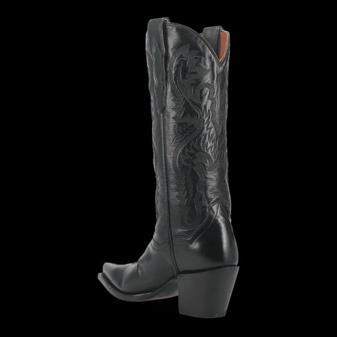 Dan Post Women's Maria Snip Toe Leather Boots - Black