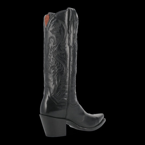 Dan Post Women's Maria Snip Toe Leather Boots - Black