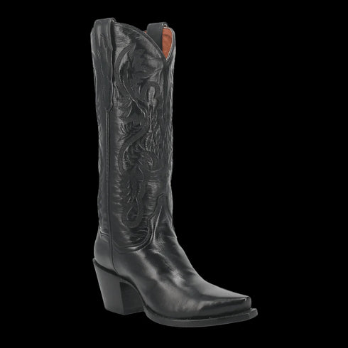 Dan Post Women's Maria Snip Toe Leather Boots - Black