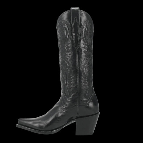 Dan Post Women's Maria Snip Toe Leather Boots - Black