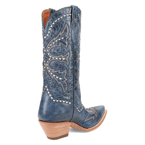 Dan Post Women's Mesa Snip Toe Leather Boots - Blue DP7019