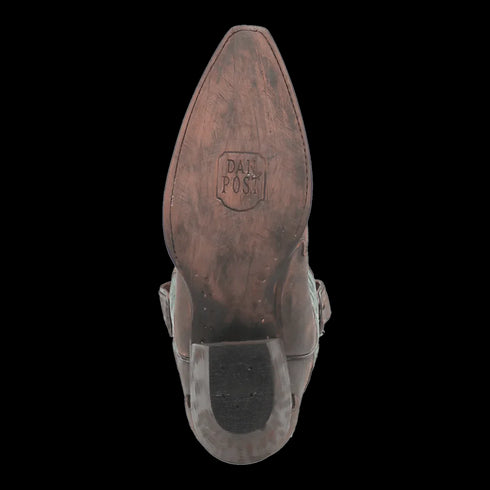 Dan Post Women's Vintage Bluebird Snip Toe Leather Boots - Chocolate