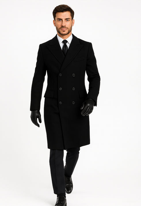 Daniel Craig Spectre James Bond Double Breasted Wool Coat