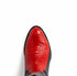 Marco Di Milano Denver Red / Black Ostrich Leg Round Toe Cowboy Boots