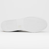 Zelli Diaz Rubberized Calfskin Sneaker in Olive Green