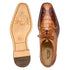 Belvedere Domenico Saddle Antique Walnut Leather Dress Shoe