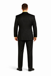 Double Breasted Black Vinci Mens Blazer Sport Coat Jacket