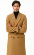 Double Breasted Camel Hair Topcoat - Wool Cashmere overcoat