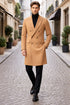 Double Breasted Long Ankle length Designer men's Wool Peacoat Sale overcoats Long Dress | Winter men's Topcoat Sale Available in 5 colors