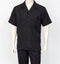 Dreams Mens Black Short Sleeve Walking Suit Daytona 256-00