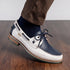 Marco Di Milano Amalfi Navy / White Premium Calf Leather Boat Shoes - view 9