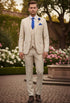 Effetti Suit Designer - 2 button Notch Lapel slim fit EF2N+V-8129 SAND