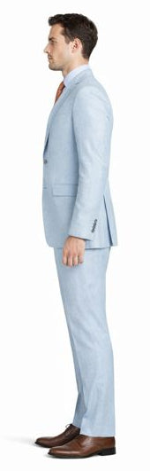 Enzo White, Khaki or Blue Linen Suits/ Free Shipping