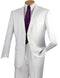 Executive 2 Piece Regular Fit Suit Color White