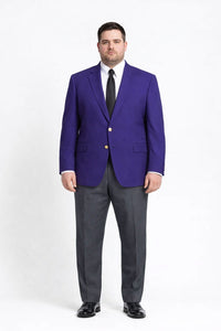 Executive Apparel Ultralux Men's Purple Blazer Jacket