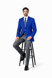 Executive Apparel Ultralux Men's Royal Blue Blazer Jacket
