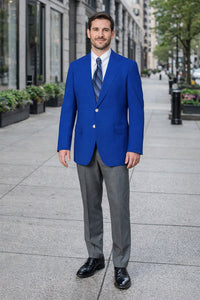 Executive Apparel Ultralux Men's Royal Blue Blazer Jacket