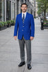 Executive Apparel Ultralux Men's Royal Blue Blazer Jacket