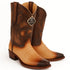 Men's King Exotic Snip Toe Caiman Belly Boots Handcrafted Burnished Oryx (494RD8215)