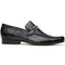 Marco Di Milano Fabro Caiman Black Bit Loafers