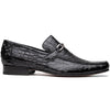 Marco Di Milano Fabro Caiman Black Bit Loafers