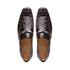 Marco Di Milano Fabro Brown Caiman Bit Loafers