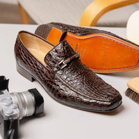 Marco Di Milano Fabro-Tin Brown Leather Dress Shoe