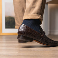 Marco Di Milano Fabro-Tin Brown Leather Dress Shoe