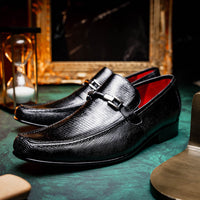 Marco_Di_Milano Fabro-Liz Black Leather Luxury Shoe