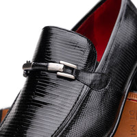Marco_Di_Milano Fabro-Liz Black Leather Luxury Shoe