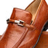 Marco Di Milano Fabro Cognac Lizard Bit Loafers
