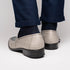 Marco_Di_Milano Fangio Gray Leather Loafers