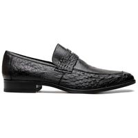 Marco_Di_Milano Fangio Black Leather Luxury Shoe