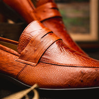 Marco_Di_Milano Fangio Cognac Leather Luxury Shoe