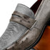 Marco Di Milano Fangio Serpentine Grey Ostrich Penny Loafer