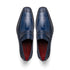 Marco Di Milano Fangio Denim Blue Ostrich Penny Loafer