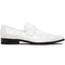 Marco Di Milano Fangio Ostrich Penny Loafers White