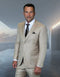 Statement Men's 3 Piece 100% Wool Fashion Suit - Subtle Texture