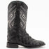 Ferrini Bronco Men's Print Pirarucu Fish Boots Handcrafted Black 4339304