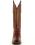 Ferrini Men's Stallion Alligator Belly Boots Narrow Square Toe Handcrafted Cognac 1077102